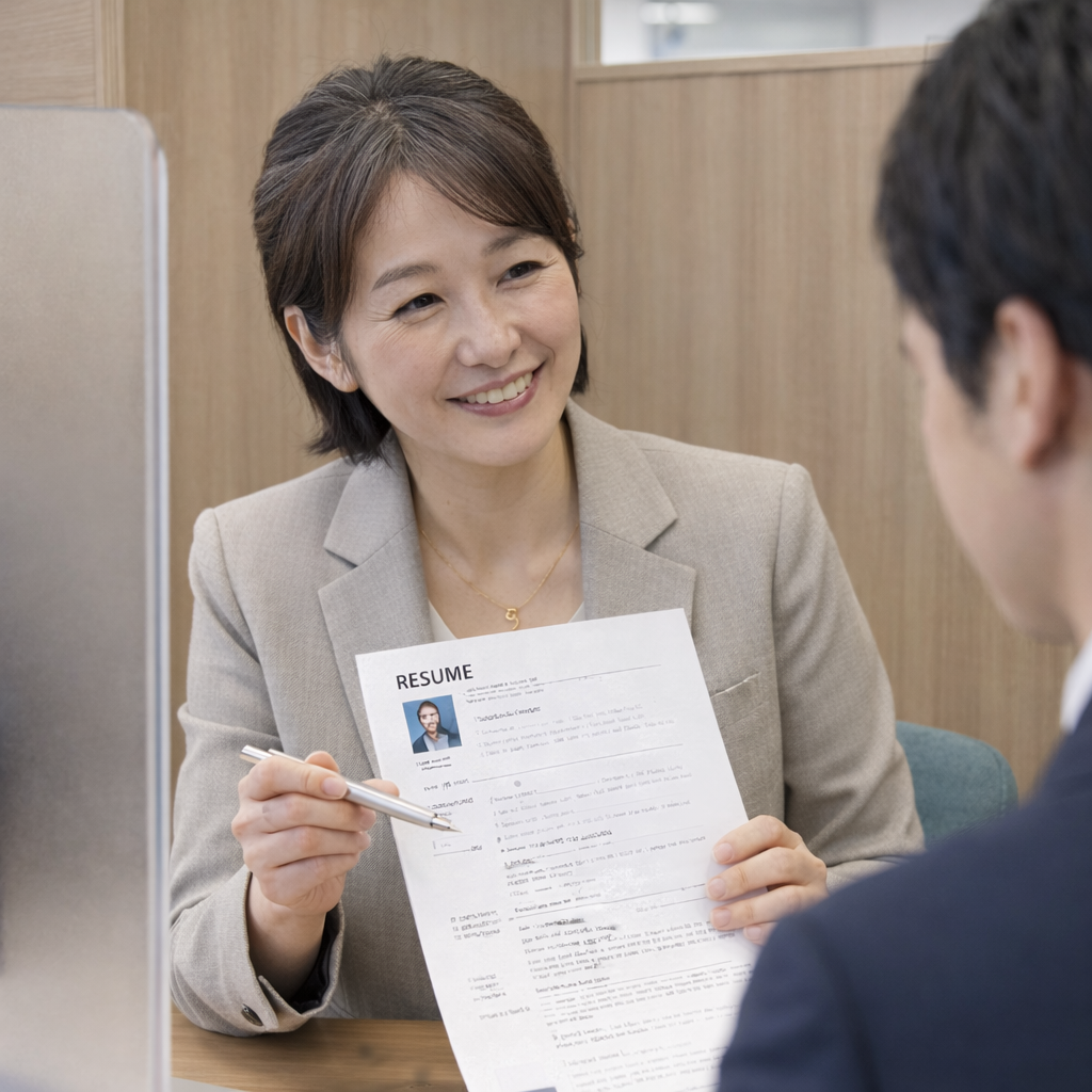応募書類の添削、面接前のアドバイス